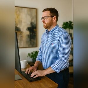 Polo Ralph Lauren Cotton Classic Button-Down Shirt, Blue - XXL